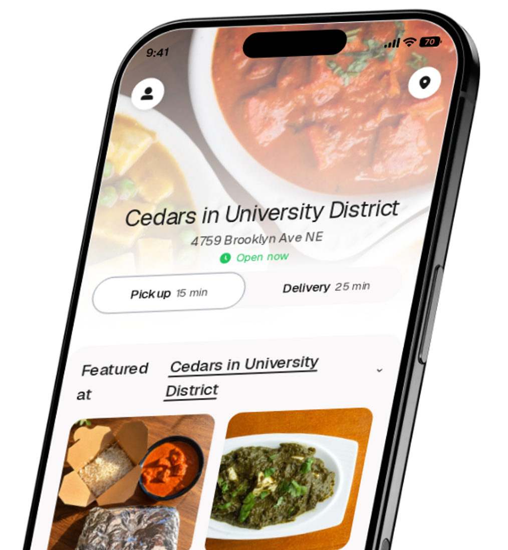 Cedars in University District app preview