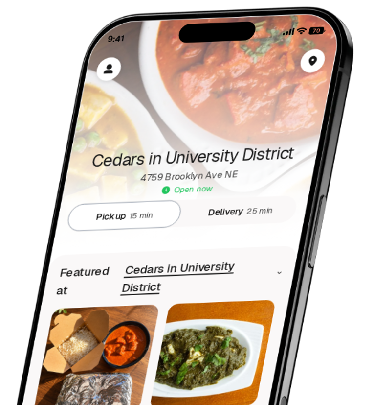 Cedars in University District app preview