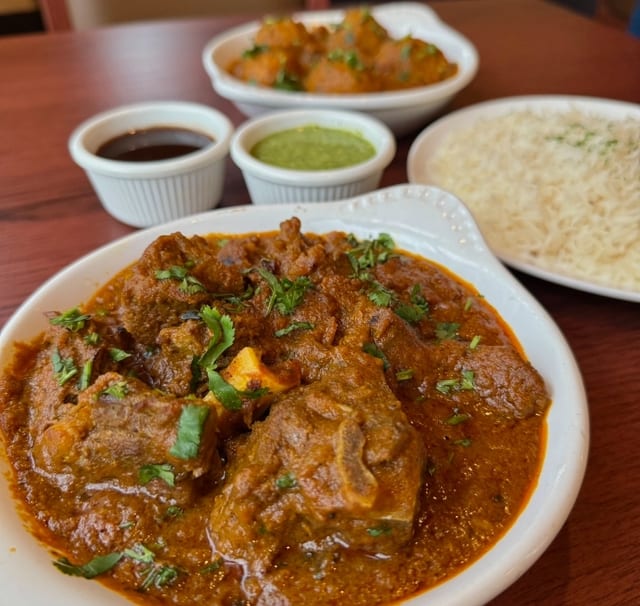 Traditional Goat Curry.