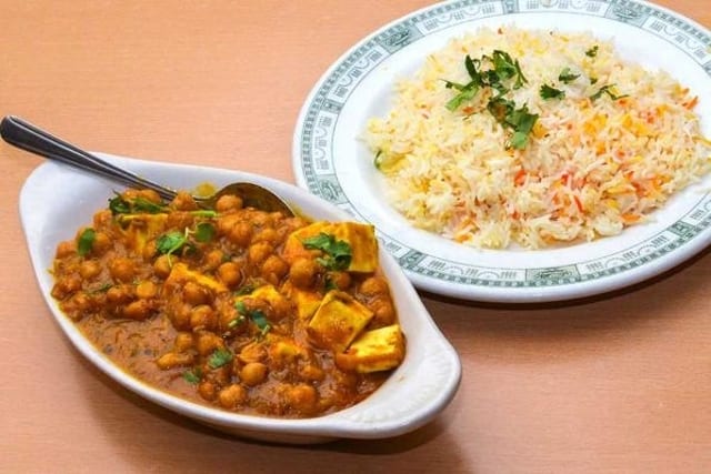 Paneer Channa Masala.