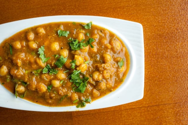 Plain Channa Masala.