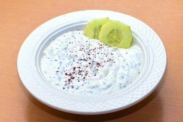 Cucumber Mint Yogurt.