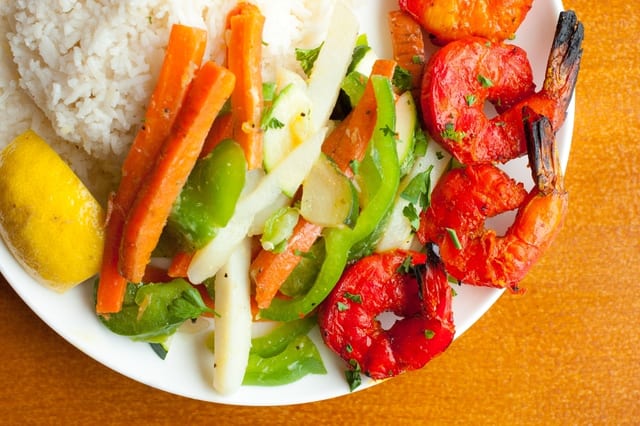 Tandoori Prawns.