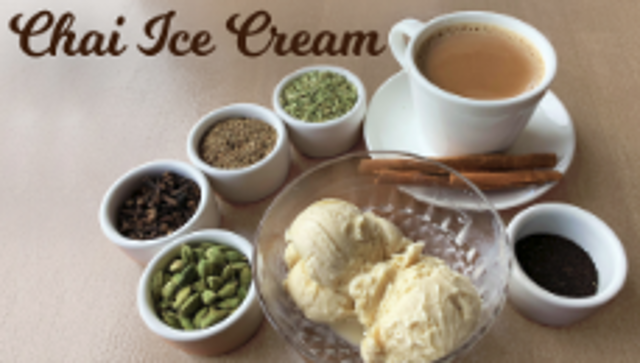 Chai Ice Cream.