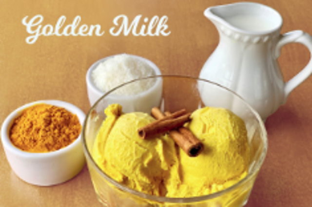Vegan Golden Milk Ice Cream.