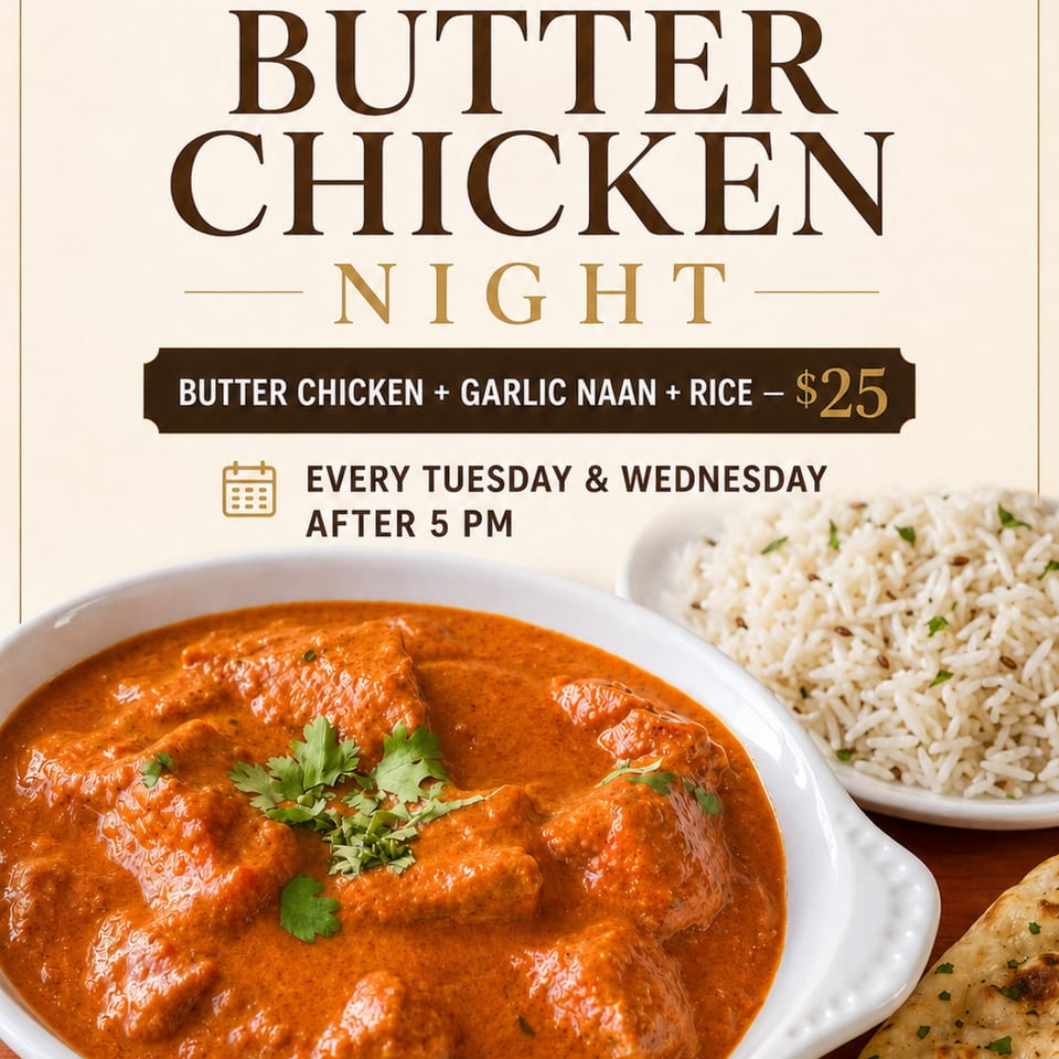 Butter Chicken Night