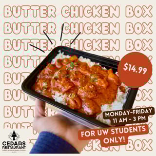 Butter Chicken Box (Free Soda)