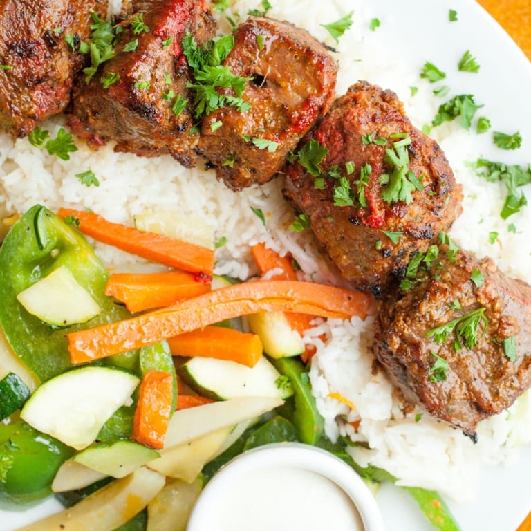 Indulge in Our Kabob Selection