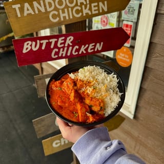 Butter Chicken Bowl (Free Soda)