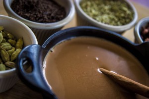 A Chai tea with An ancient tea of India, made up of milk, cardamom, cloves, fennel, and sugar. Hot or Iced.